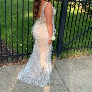 Jovani off white gown